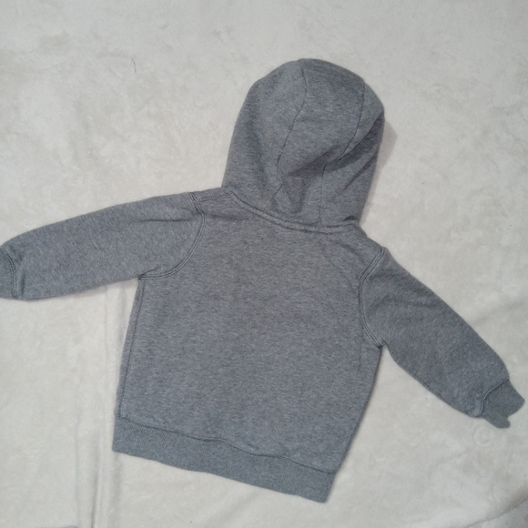 5 for $10 Carter's Gray Super Soft Lined Zip Up Jacket size 2T - Picture 6 of 7